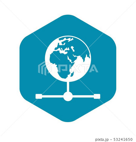 Globe icon, simple style Globe icon, simple style 53241650