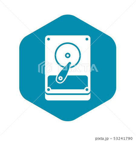 HDD icon, simple style 53241790