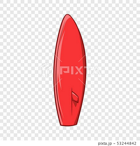 Surfboard icon, cartoon style Surfboard icon, cartoon style 53244842