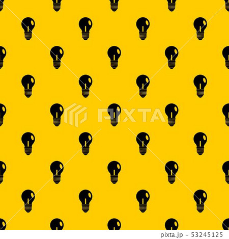 Light bulb pattern vector 53245125