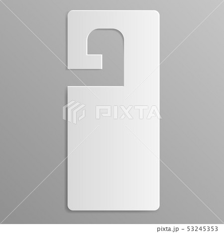 Hanger tag icon, realistic style Hanger tag icon, realistic style 53245353