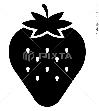イチゴ 苺 ストロベリー ベクターアイコンのイラスト素材
