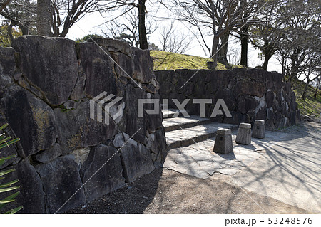 柳川城跡 本丸石垣 柳川城跡 本丸石垣 53248576