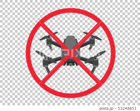 Drone banned mark Drone banned mark 53248651