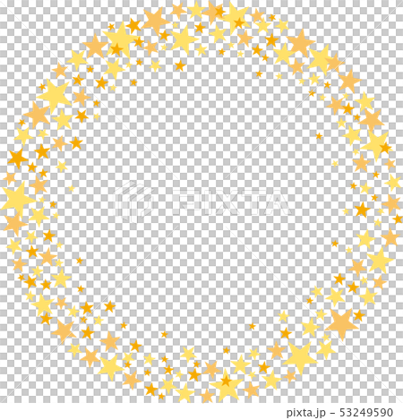 Star ring illustration yellow Star ring illustration yellow 53249590