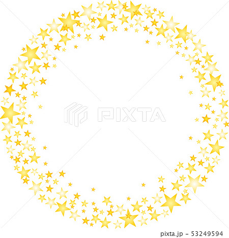 星 リング イラスト ゴールドのイラスト素材 53249594 Pixta