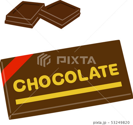 板チョコレートのパッケージ 53249820