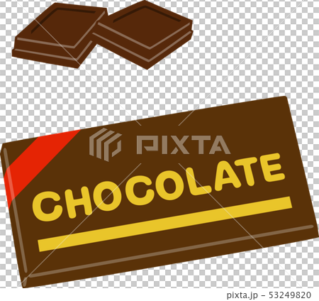 板チョコレートのパッケージ 53249820