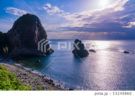 （静岡県）西伊豆　千貫門　夕景 53249860