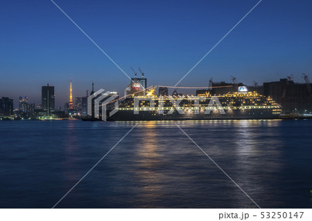 晴海ふ頭の夜景 晴海ふ頭の夜景 53250147