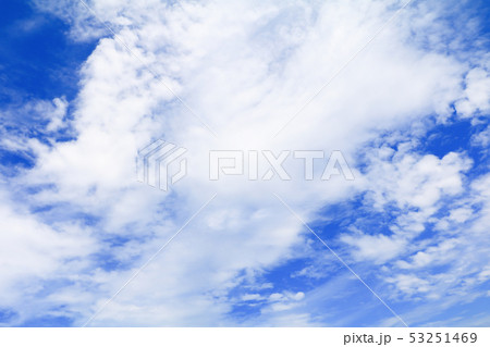 blue sky vivid with cloud in summer art of nature blue sky vivid with cloud in summer art of nature 53251469