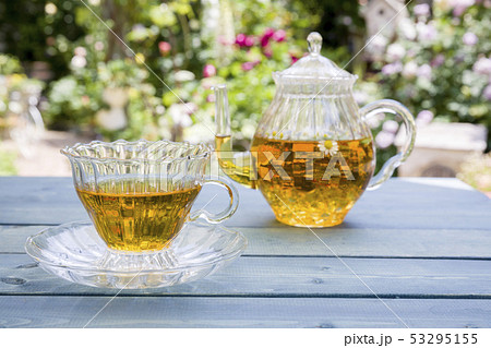 ハーブティーとガーデン 53295155
