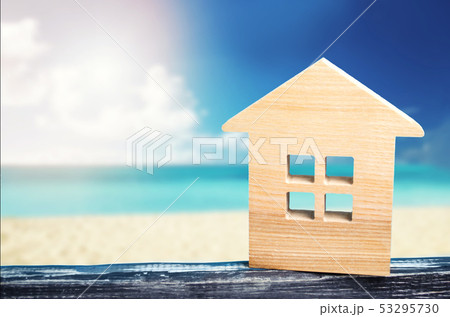 house on the sea, resort real estate, sandy beach house on the sea, resort real estate, sandy beach 53295730