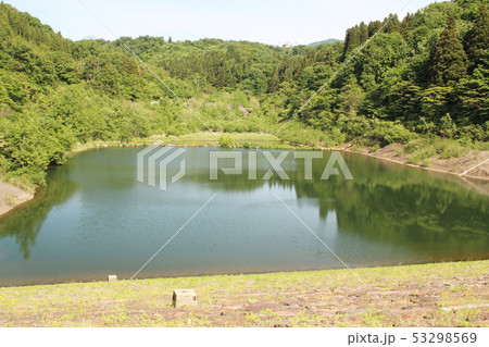 富山県黒部市の大谷ダム 富山県黒部市の大谷ダム 53298569