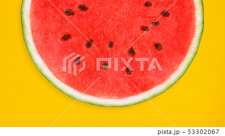 背景-夏-スイカ-オレンジ 背景-夏-スイカ-オレンジ 53302067