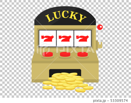 スロットマシーンのイラスト素材