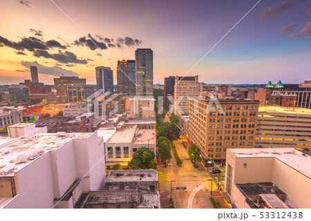 Birmingham, Alabama, USA downtown city skyline 53312438