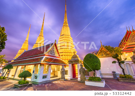 Wat Pho Temple in Bangkok, Thailand. 53312442