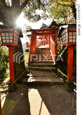 太鼓谷稲成神社　島根県津和野町　秋 53319747
