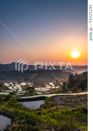 《新潟県》星峠の棚田・自然風景 《新潟県》星峠の棚田・自然風景 53325291