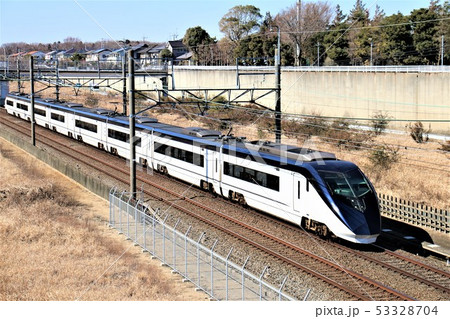 千葉県白井市付近北総線を通る京成電鉄成田スカイアクセス 千葉県白井市付近北総線を通る京成電鉄成田スカイアクセス 53328704