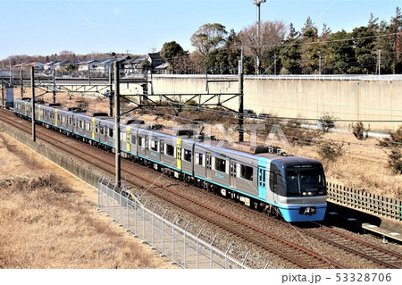 千葉県白井市付近北総線を通るCフライヤ- 千葉ニュータウン鉄道 千葉県白井市付近北総線を通るCフライヤ- 千葉ニュータウン鉄道 53328706