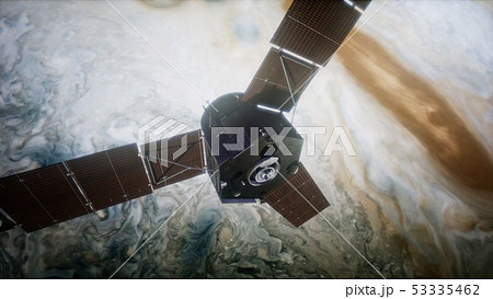 Juno sattelite orbiting Jupiter 53335462