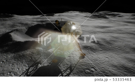 lunar landing mission on the Moon lunar landing mission on the Moon 53335463