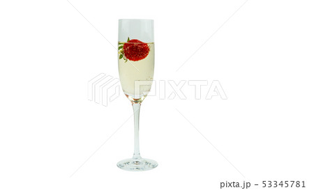 Fresh strawberry as a natural juice concept. 53345781
