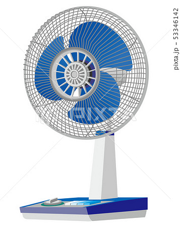 昭和の扇風機のイラスト素材