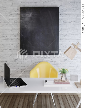 mockup poster board for recordings. 53384214