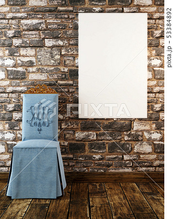 mock up poster frames vintage classic interior 53384892