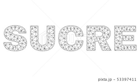Polygonal Network SUCRE Text Caption 53397411