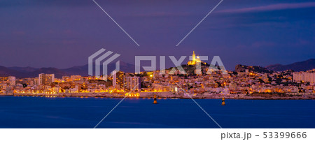 Marseille panorama from Frioul archipelago. Marseille panorama from Frioul archipelago. 53399666