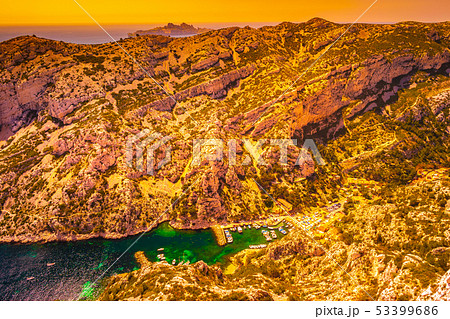 Calanque at les Calanques national park in France 53399686
