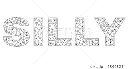 Polygonal Mesh SILLY Text Label 53403254