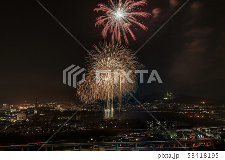 男山展望台から望む京都芸術花火 男山展望台から望む京都芸術花火 53418195