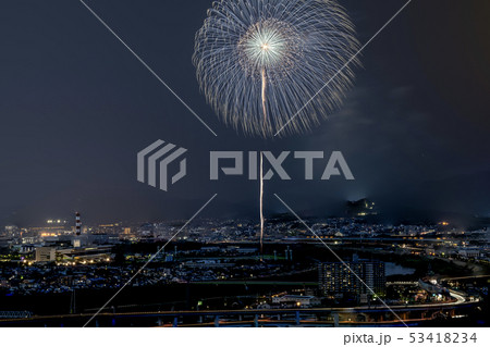男山展望台から望む京都芸術花火 53418234