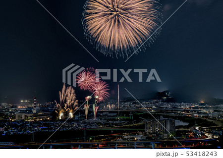 男山展望台から望む京都芸術花火 53418243