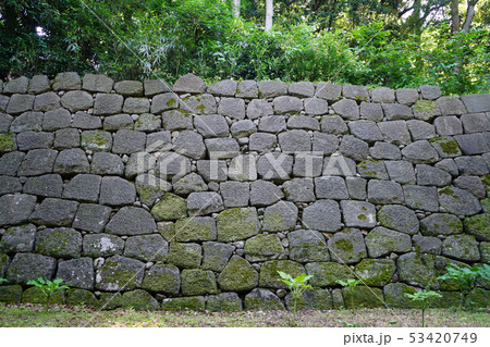 金沢城公園　薪の丸東側の石垣 53420749