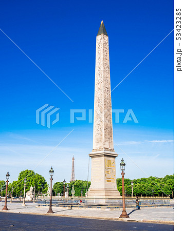 パリ コンコルド広場 縦位置 パリ コンコルド広場 縦位置 53423285
