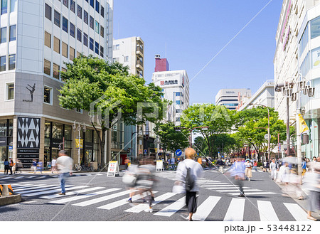 名古屋市 中区 栄 街並み 大津通 スクランブル交差点 松坂屋名古屋店 南大津通歩行者天国 名古屋市 中区 栄 街並み 大津通 スクランブル交差点 松坂屋名古屋店 南大津通歩行者天国 53448122
