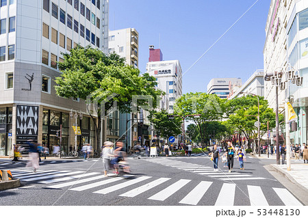 名古屋市 中区 栄 街並み 大津通 スクランブル交差点 松坂屋名古屋店 南大津通歩行者天国 名古屋市 中区 栄 街並み 大津通 スクランブル交差点 松坂屋名古屋店 南大津通歩行者天国 53448130