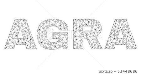 Polygonal Mesh AGRA Text Tag 53448686