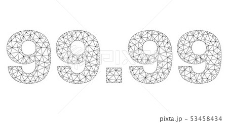 Polygonal Mesh 99.99 Text Caption Polygonal Mesh 99.99 Text Caption 53458434