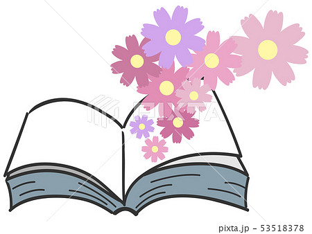 本から飛び出すコスモス 53518378