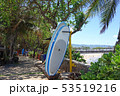 ノースショアの風景・サーフボード 53519216