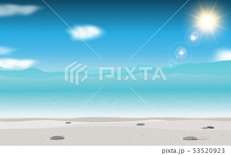 landscape of the beach	 53520923