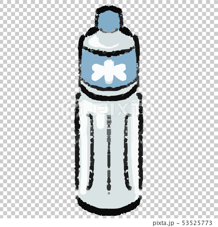 ペットボトルの水のイラストのイラスト素材