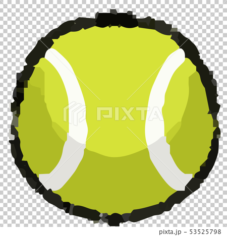 テニスボールのイラストのイラスト素材